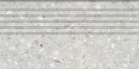 Tubadzin Grey lépcsőlap 59,8x29,8 cm